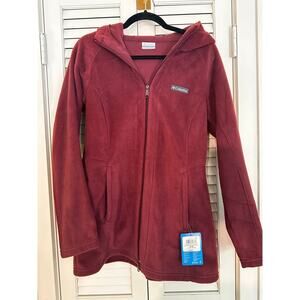 Columbia Women's Benton Springs™ II Long Hoodie - Cranberry/Wine - NWT
